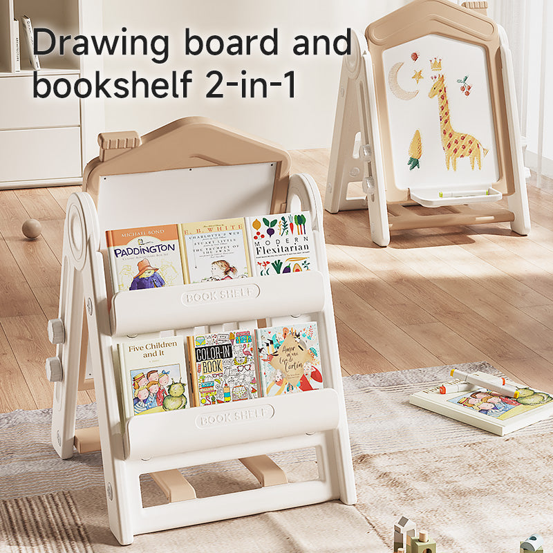 Tekenbord Kunststof Huis met Stoel - Beige | Russle