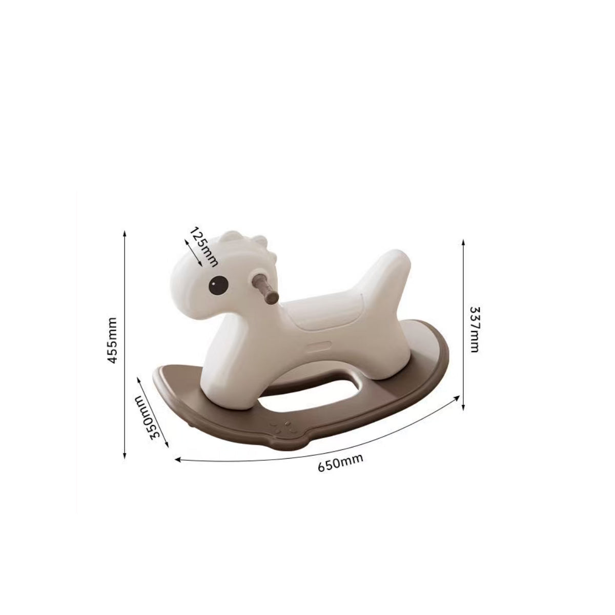 Hobbelfiguur Kunststof Basic Beige | Russle