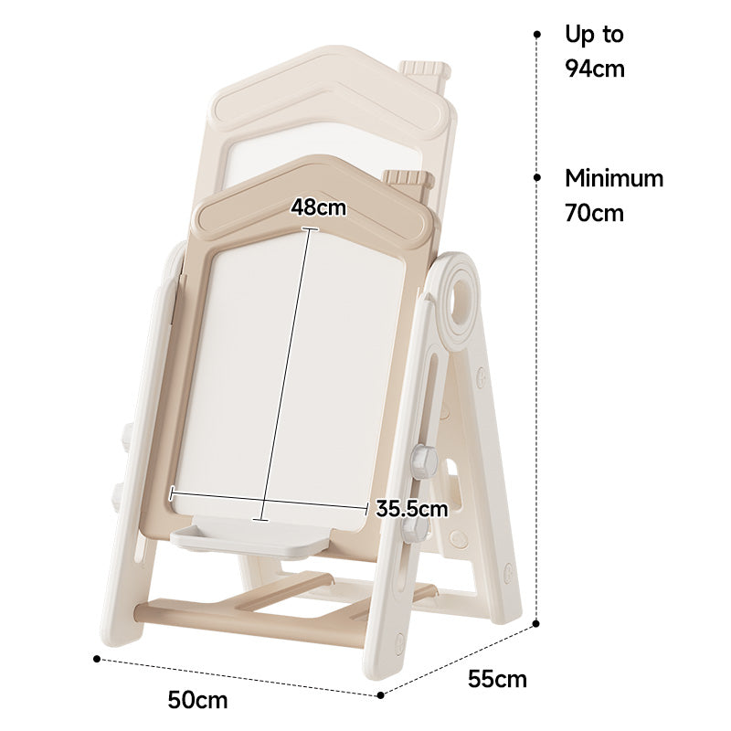 Tekenbord Kunststof Huis met Stoel - Beige  | Russle