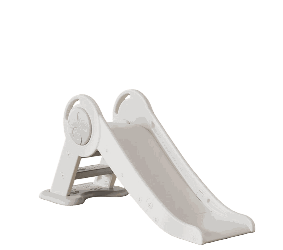 Glijbaan Peuter Basic Modern inklapbaar wit/grijs speelglijbaan voor binnen en buiten