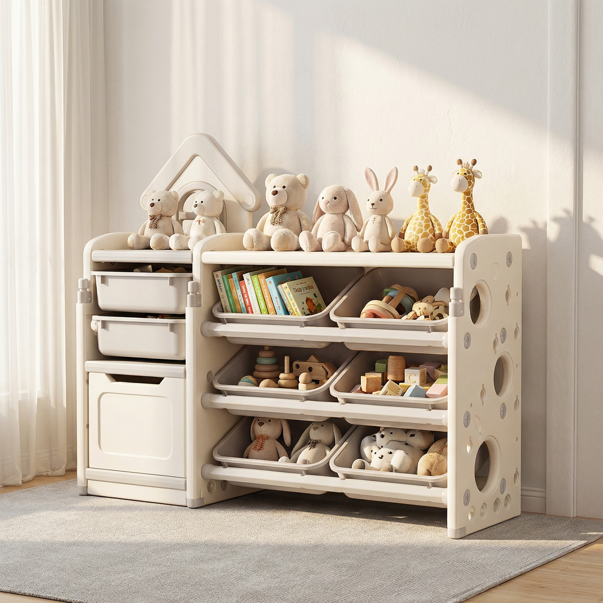 Opberg Combinatie Huis Grijs | Russle