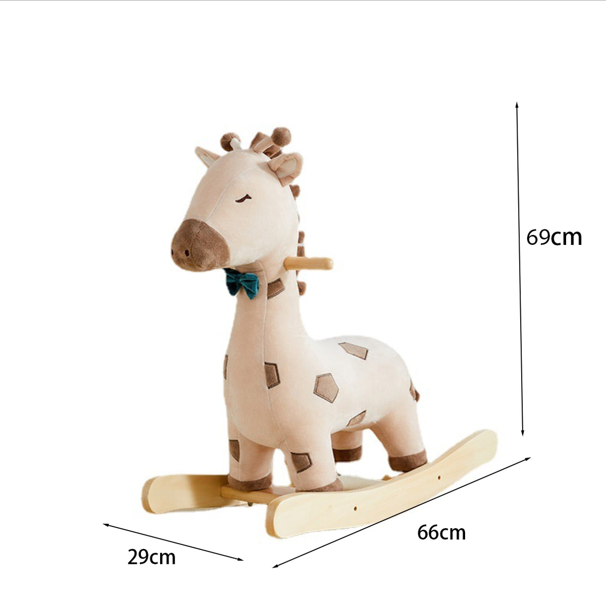 Hobbelfiguur Pluche Giraffe | Russle