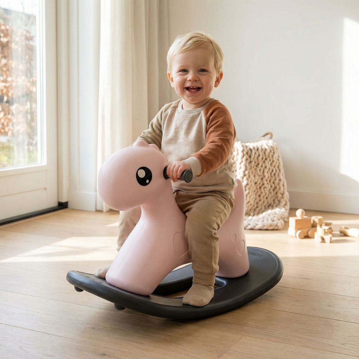 Hobbelfiguur Kunststof Cute Roze | Russle